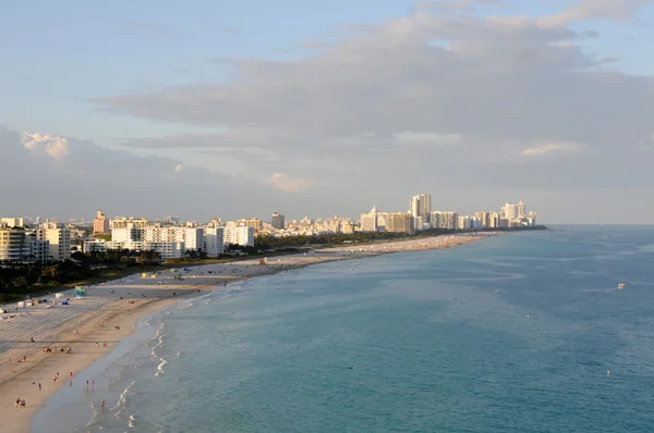 Costa da praia de Miami — Fotografia de Stock