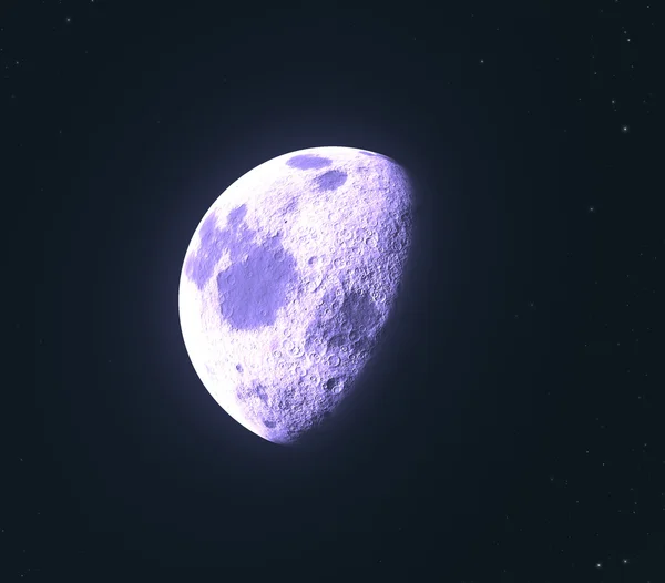 Lysande måne — Stockfoto