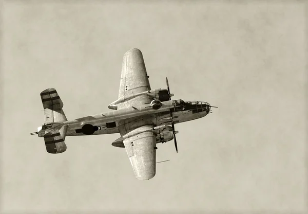 Старый бомбардировщик — стоковое фото