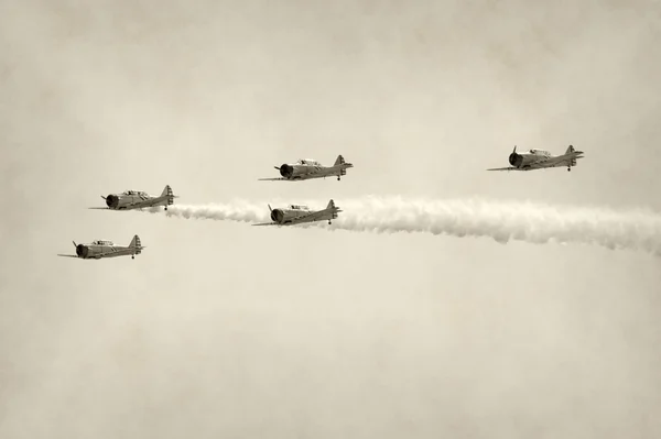 Myśliwce ii wojny światowej — Zdjęcie stockowe