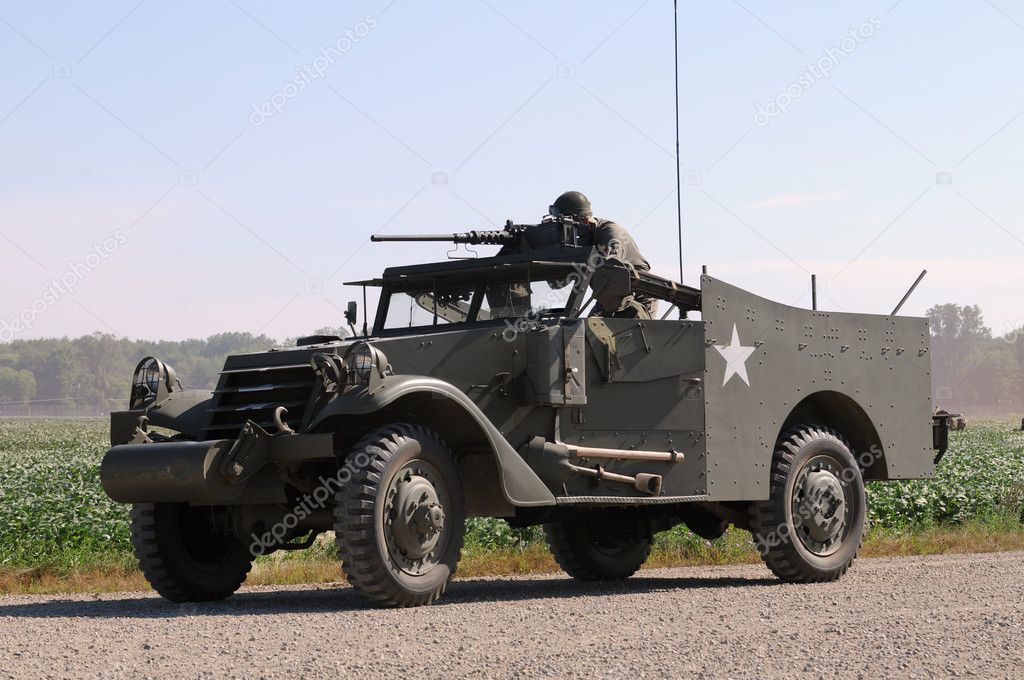 Old armored vehicle