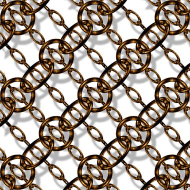 Copper chain link clipart