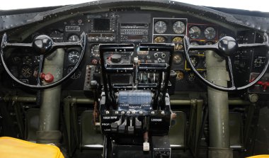 Airplane cockpit clipart