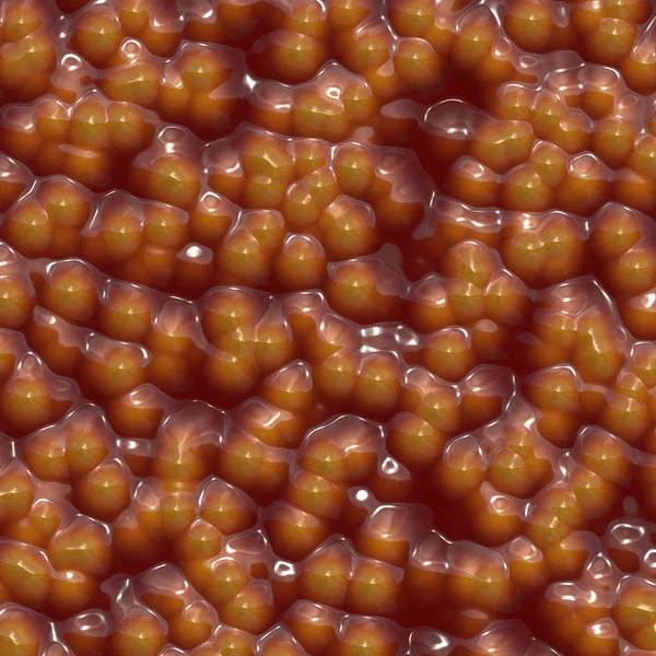 Material orgânico visto ao microscópio — Fotografia de Stock