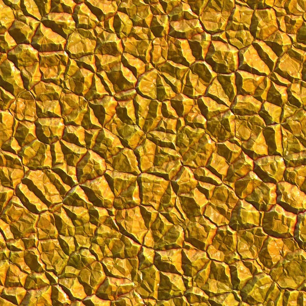 Gold colored mineral rock — Stock Photo, Image