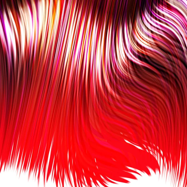 Szalony czerwoną perukę — Zdjęcie stockowe