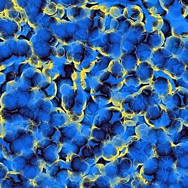 Blauwe micro-organismen — Stockfoto