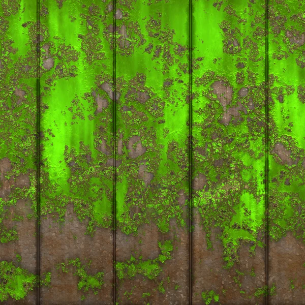 Peeled green paint — Stock Photo, Image