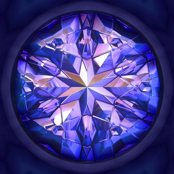 Blue gem — Stock Photo, Image