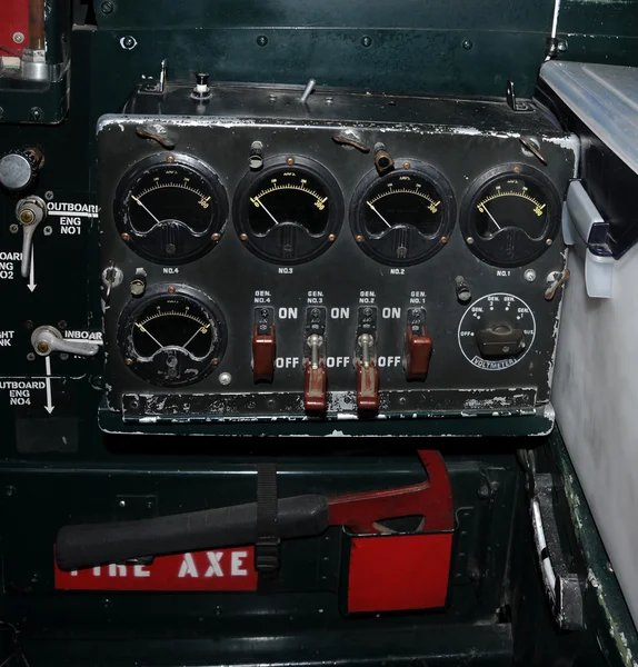Ancien équipement de l'avion — Photo