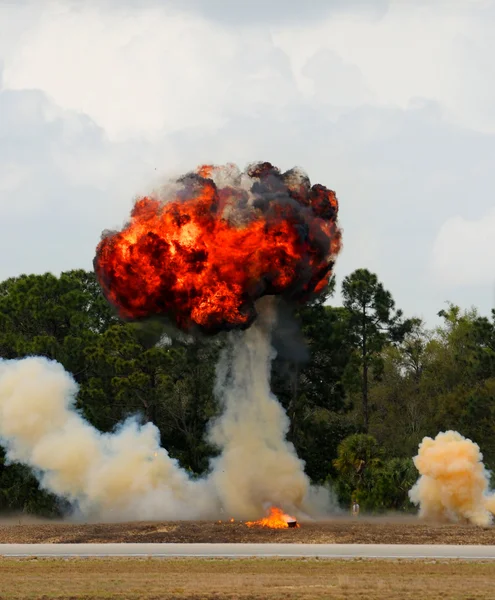 Explosão exterior — Fotografia de Stock
