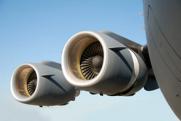Kraftfull jetmotorer — Stockfoto