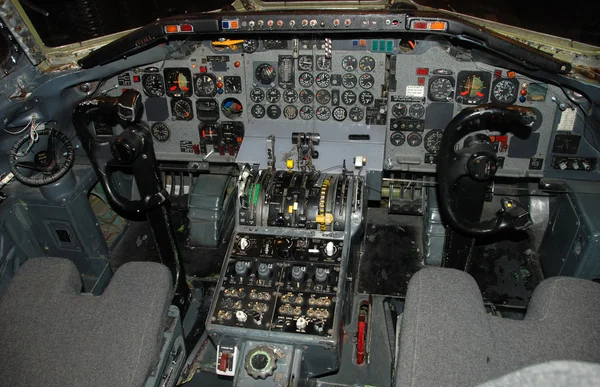 Flugzeugcockpit — Stockfoto