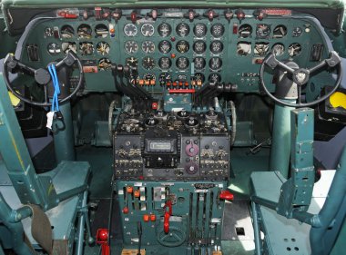 Airplane cockpit clipart