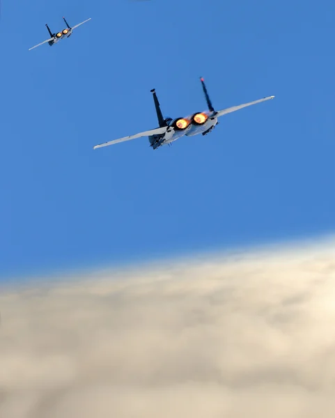 비행에 jetfighters — 스톡 사진