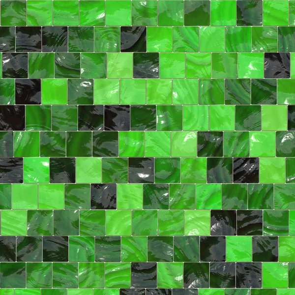 Azulejos verdes — Fotografia de Stock
