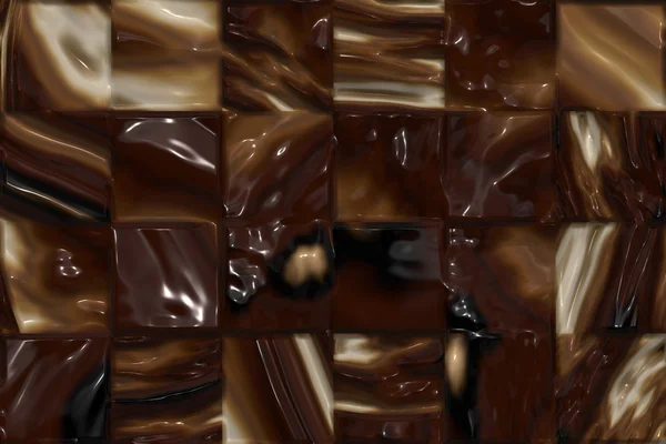 Cioccolato bianco e fondente — Foto Stock
