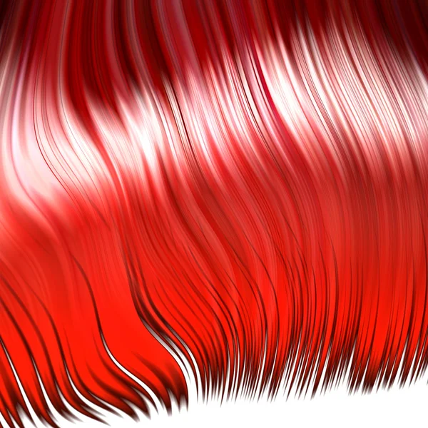 Cabelo vermelho selvagem — Fotografia de Stock