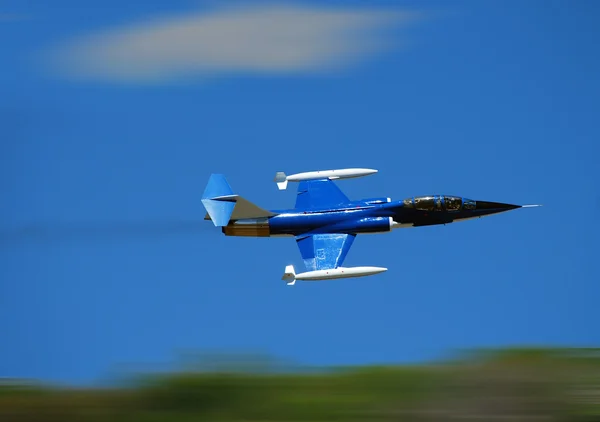 Jetfighter under flygning — Stockfoto