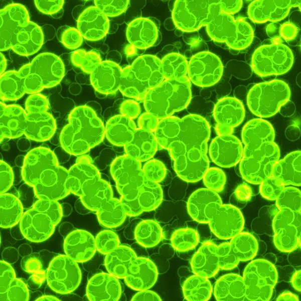 Grüne Zellen — Stockfoto