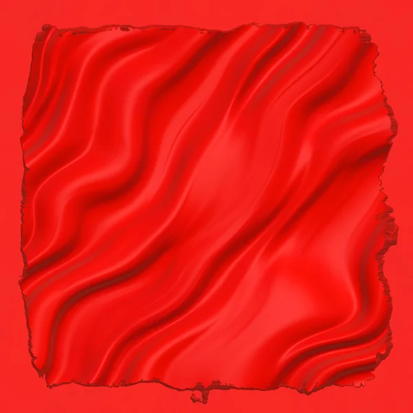 赤い絹のような素材 — ストック写真