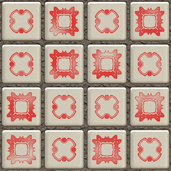 Old bathroom tiles — Stock Photo, Image