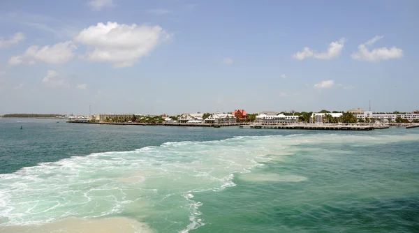 Nave in partenza da Key West, Florida — Foto Stock