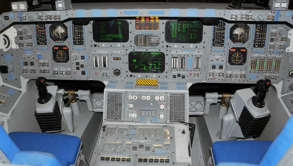 Space Shuttle cockpit — Stock Photo, Image