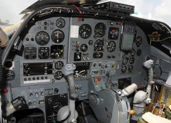 Jetfighter 驾驶舱 — 图库照片