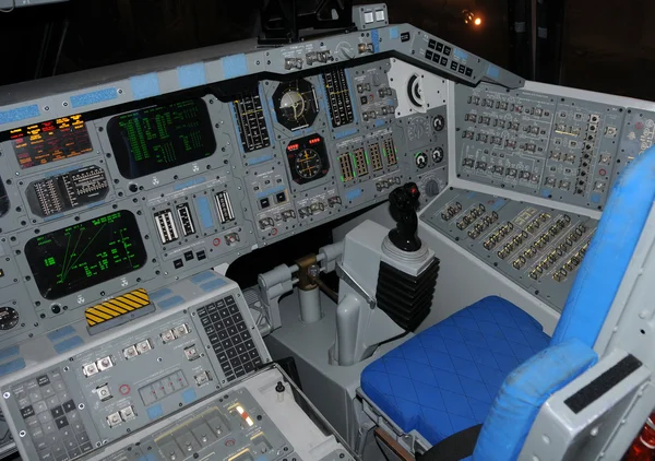Space Shuttle cockpit — Stock Photo, Image
