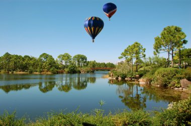 Hot air balloons clipart