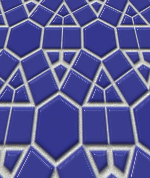 Blauwe tegels — Stockfoto