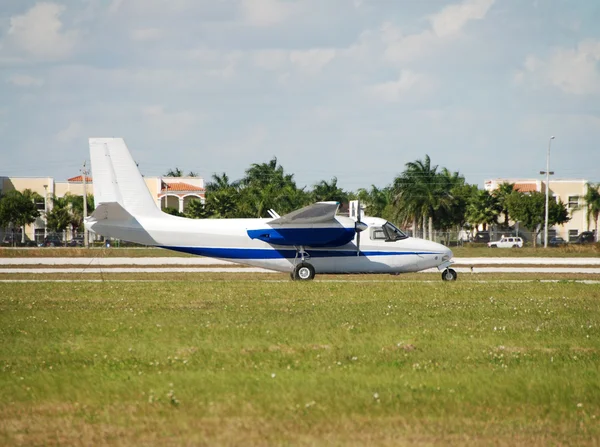 Rockwell turbo dowódca śmigła samolotu — Zdjęcie stockowe