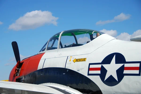 Segunda Guerra Mundial era avião de caça americano — Fotografia de Stock