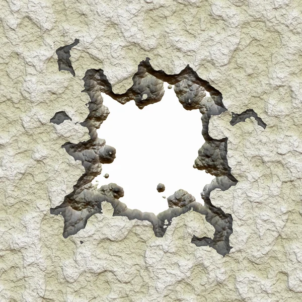 Broken cement wall — Stock Photo, Image