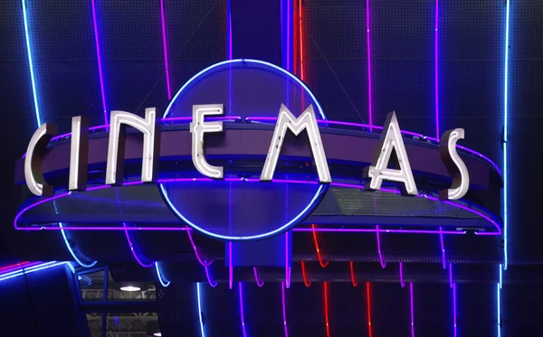 Retro cinema sign — Stock Photo, Image