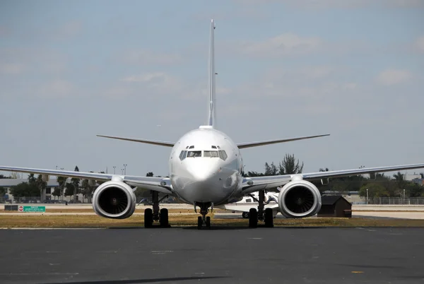 Vista de nariz del avión — Foto de Stock