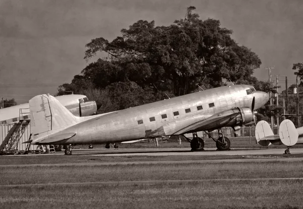 Самолёт DC-3 — стоковое фото