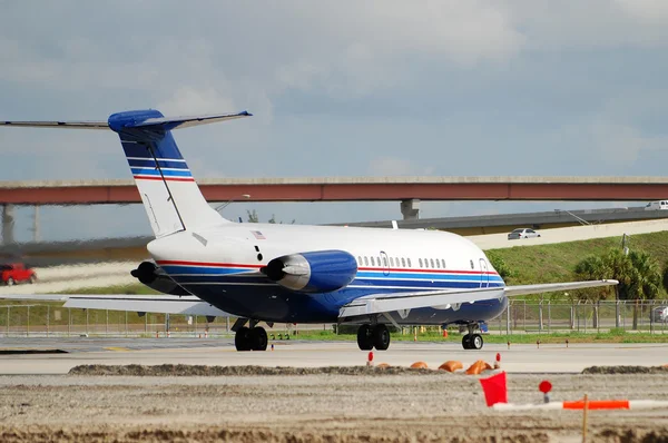 Samolot DC-9 jet — Zdjęcie stockowe