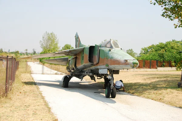 Eski Sovyet jetfighter — Stok fotoğraf