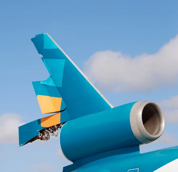 Broken jet tail — Stock Photo, Image