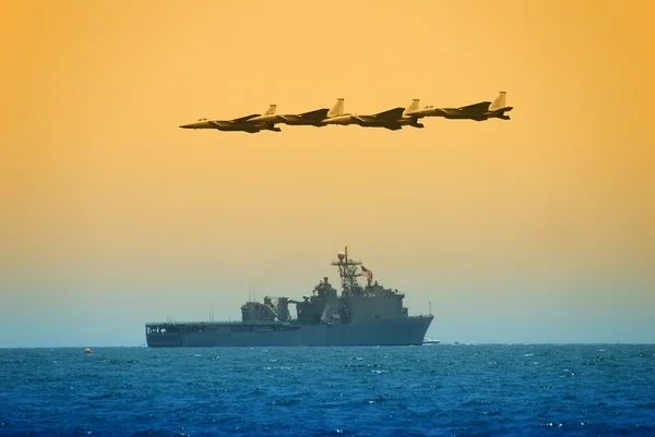 Ataque da Marinha — Fotografia de Stock