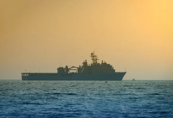 Navio de guerra da Marinha — Fotografia de Stock