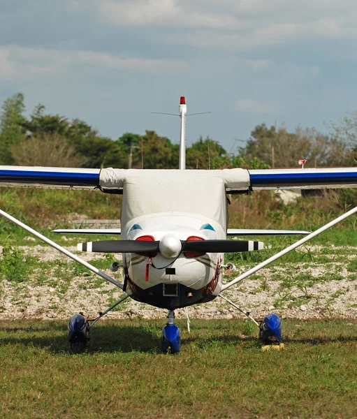 Liten propeller flygplan — Stockfoto