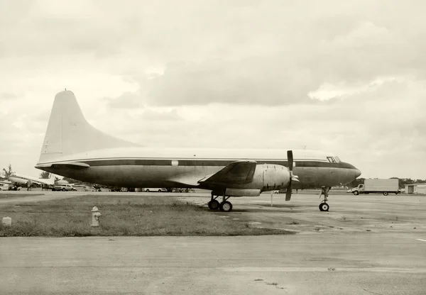 Старий Пропелер літак — стокове фото