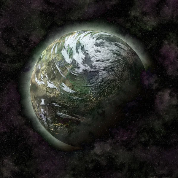 Buitenaardse planeet — Stockfoto