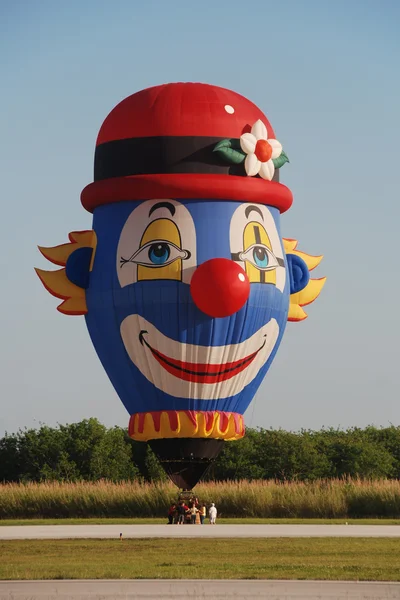 Clown ansikte ballong — Stockfoto