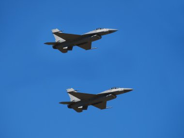 Two jetfighters clipart