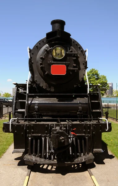 Antigo motor de comboio — Fotografia de Stock