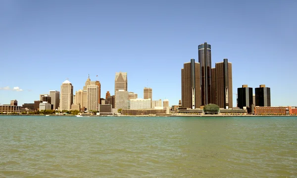 Detroit, michigan Panorama — Stock fotografie